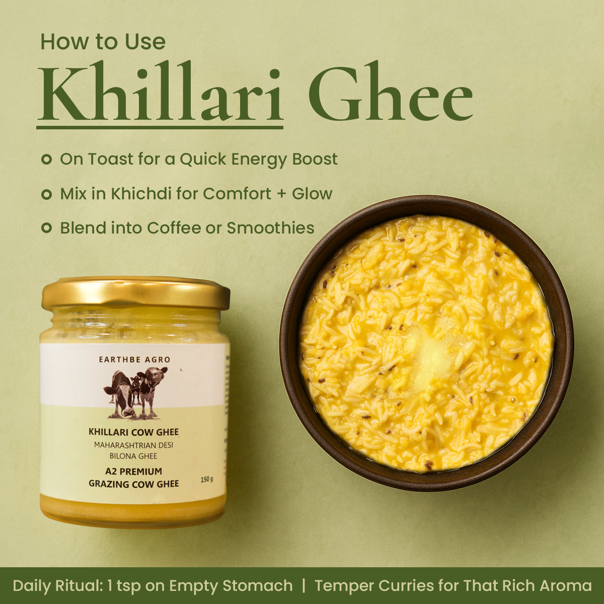 Khillari Cow Ghee - 150G